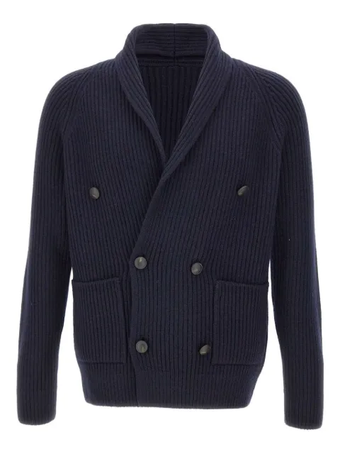 Gran Sasso shawl-collar double-breasted cardigan