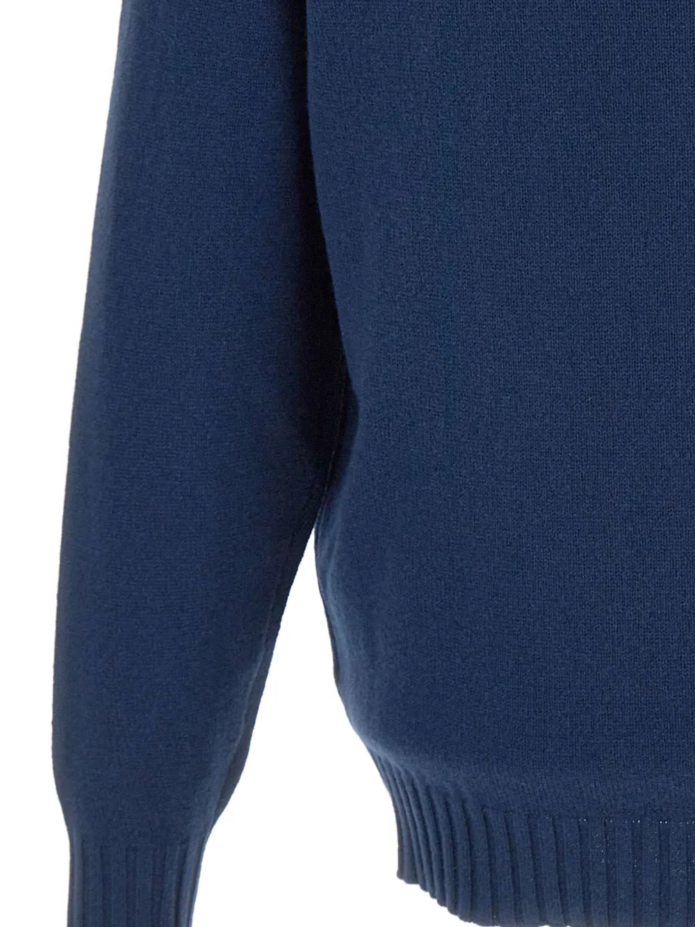 Filippo De Laurentiis Geribbelde sweater met ronde hals Blauw