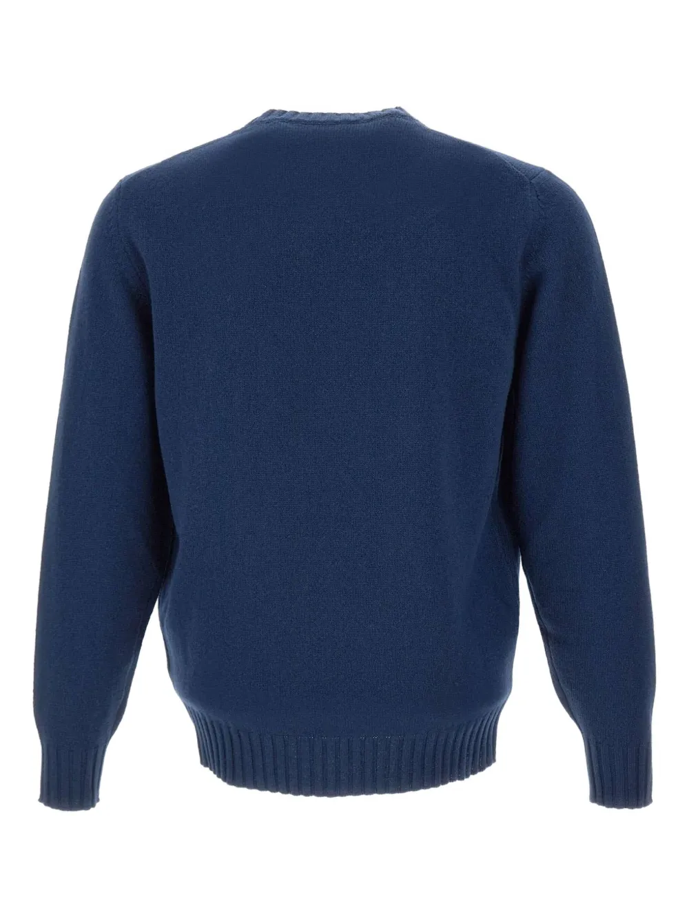 Filippo De Laurentiis Geribbelde sweater met ronde hals Blauw