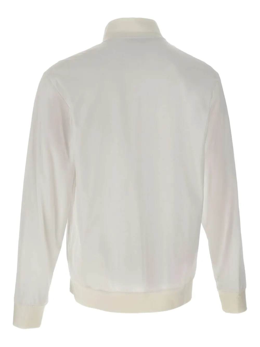 Kiton B-One sweater met opstaande kraag en rits Wit