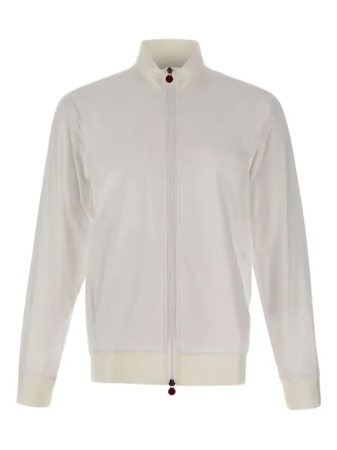 Kiton B-One stand-up collar zipped sweatshirt