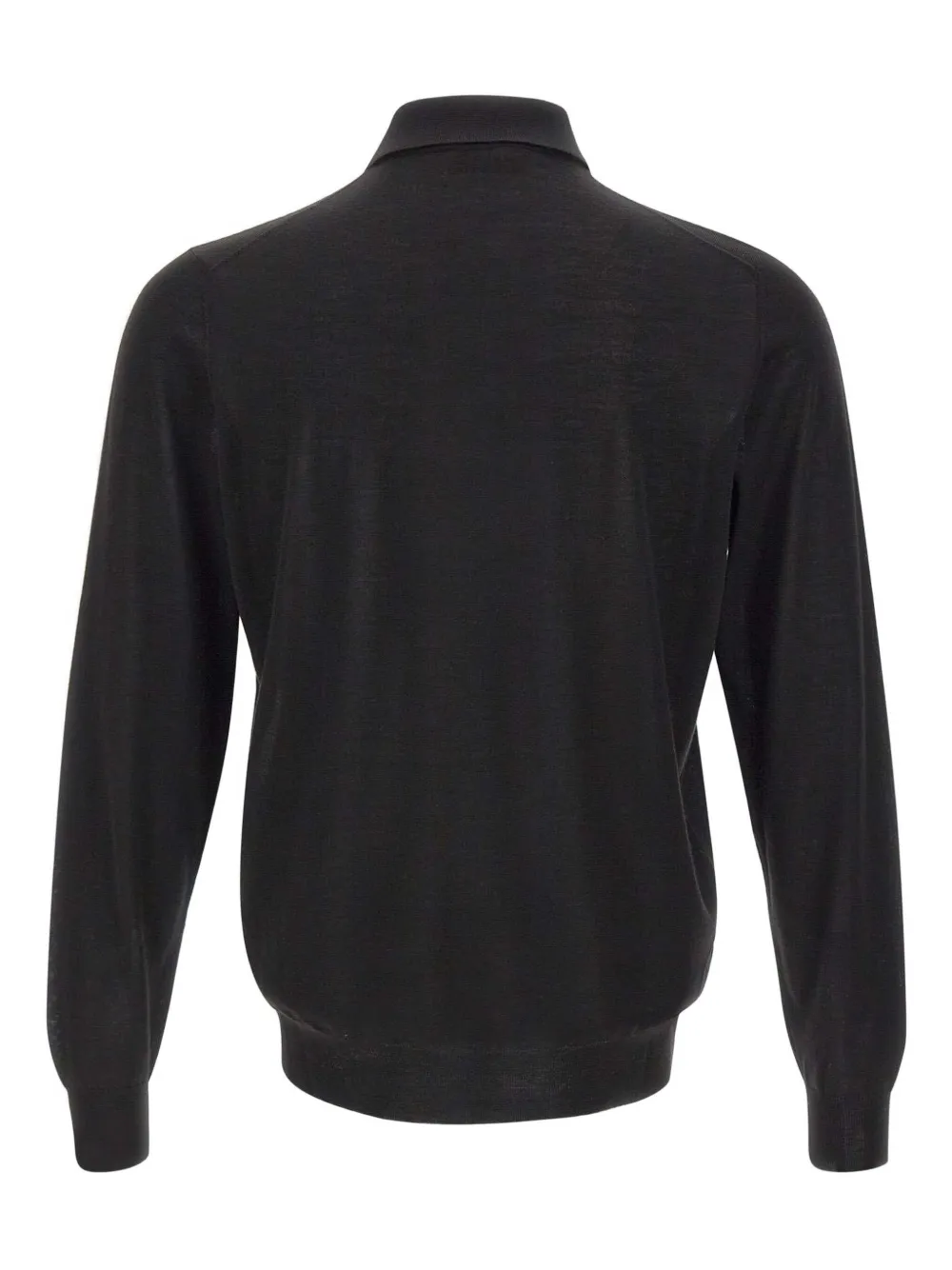 Filippo De Laurentiis Poloshirt met knopen Zwart