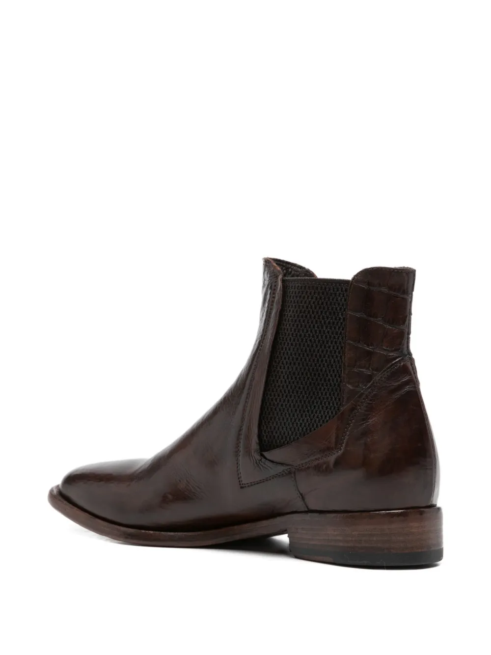 King Tartufoli Shoes Leather Chelsea Boots In Brown
