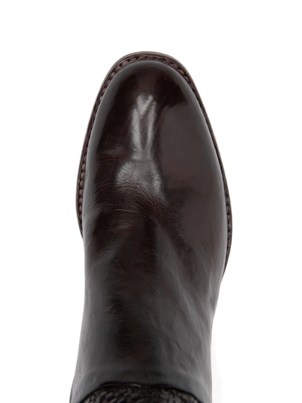 King Tartufoli Shoes 45mm Leather Boots In Brown