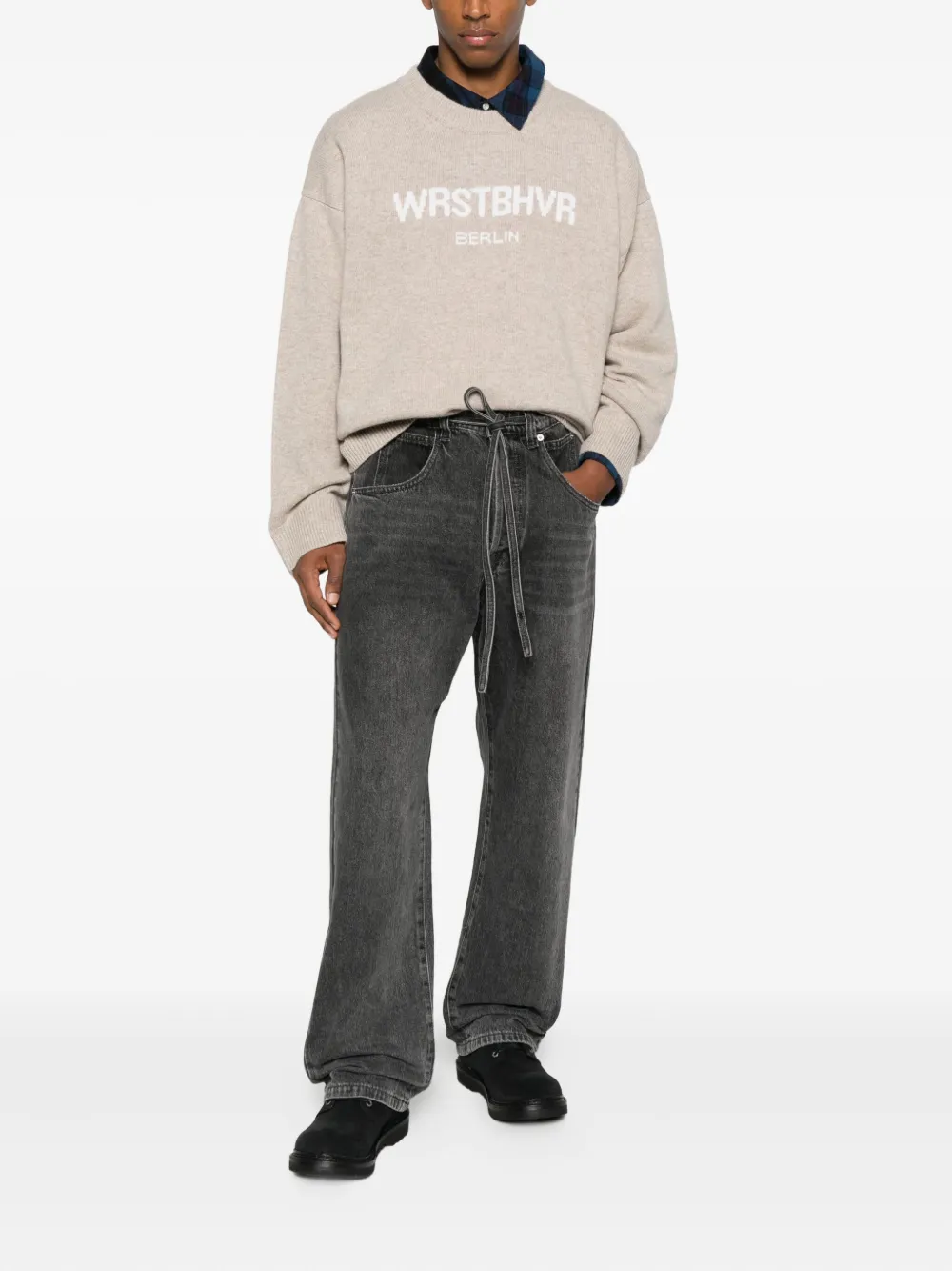 WRSTBHVR Eliam trui - Beige