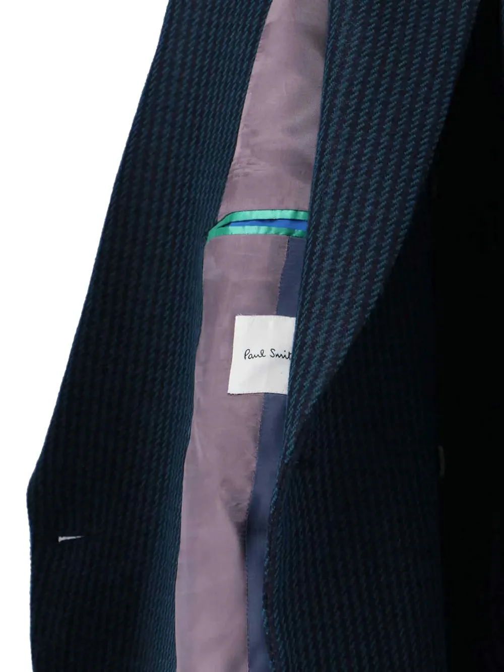 Paul Smith Geruite jas Blauw