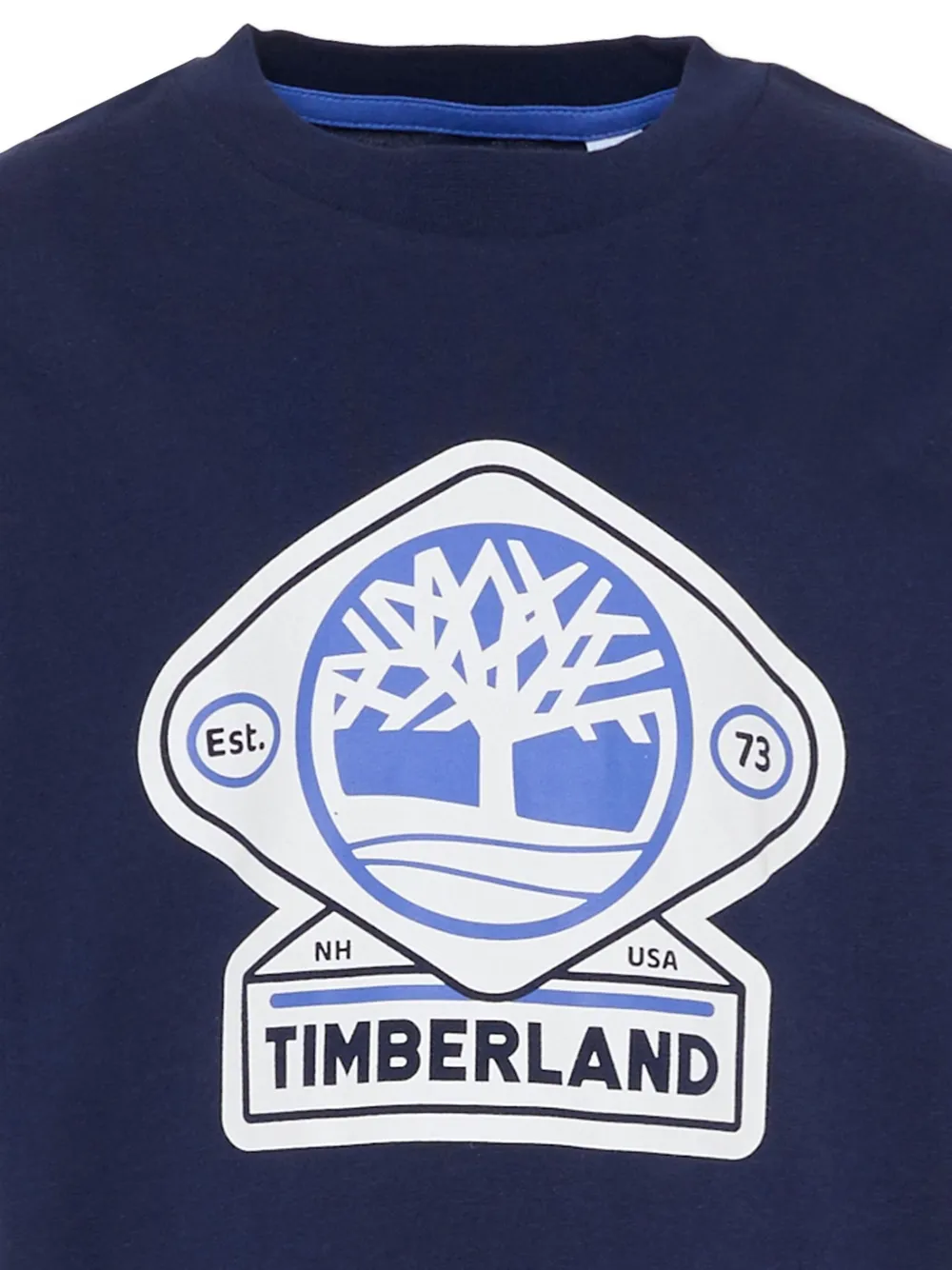 Timberland Tree-graphic T-shirt In Blue