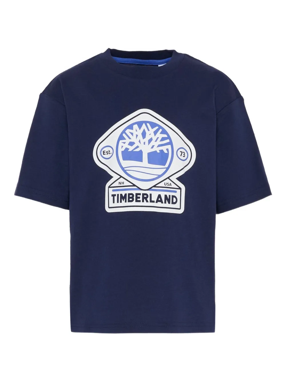Timberland Tree-graphic T-shirt In Blue
