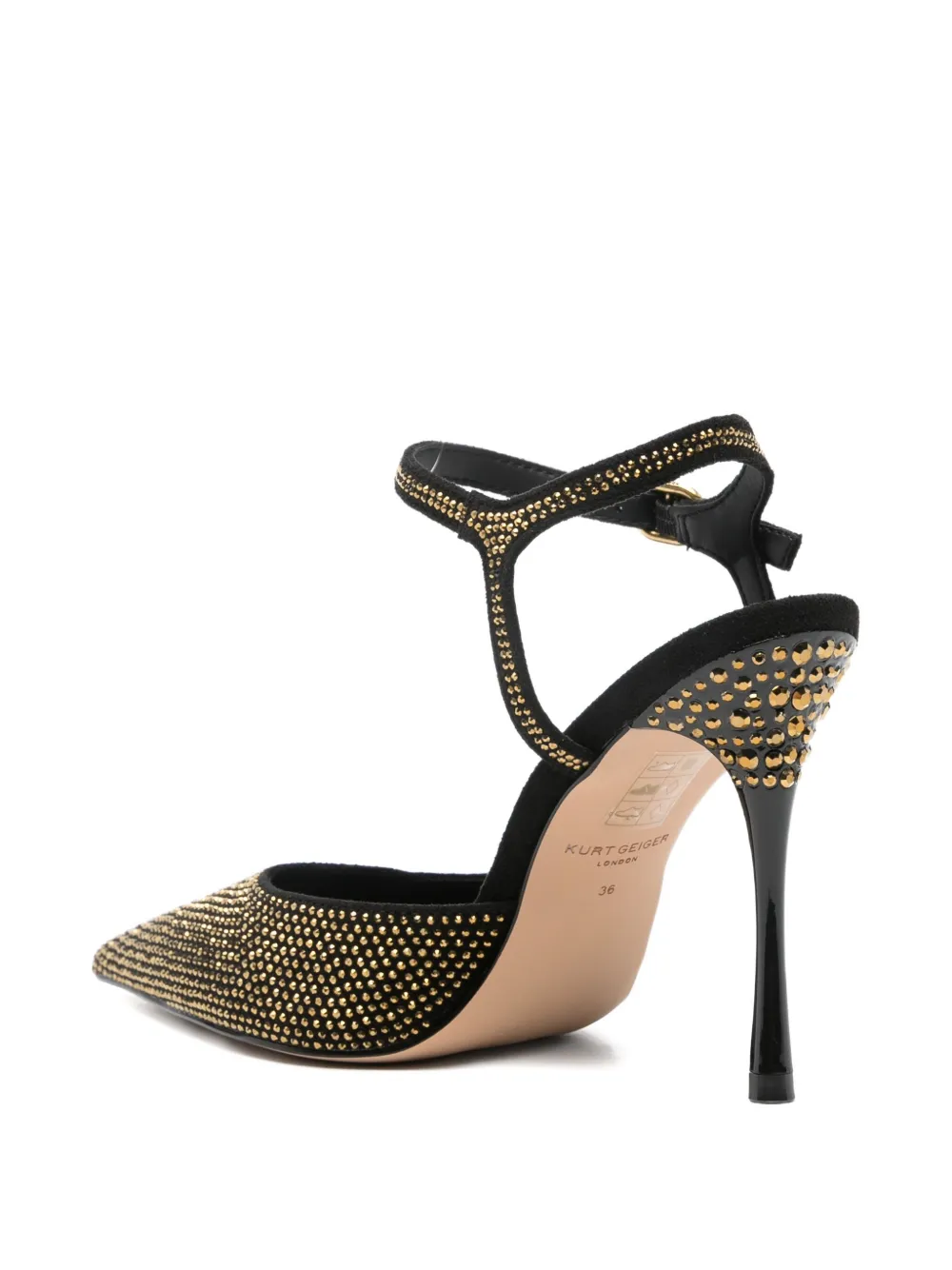 Kurt Geiger Mayfair Pumps With Crystals In Black