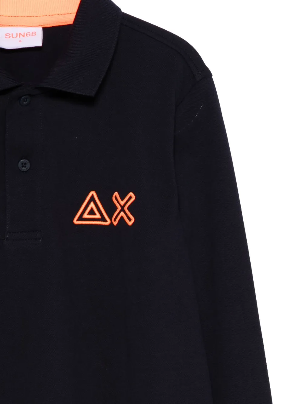 SUN68 KIDS Poloshirt met logo Blauw