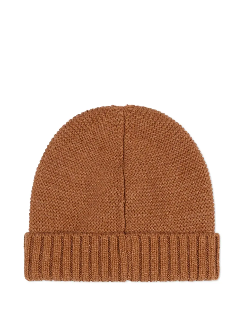 Timberland Kids logo-patch beanie hat - Bruin