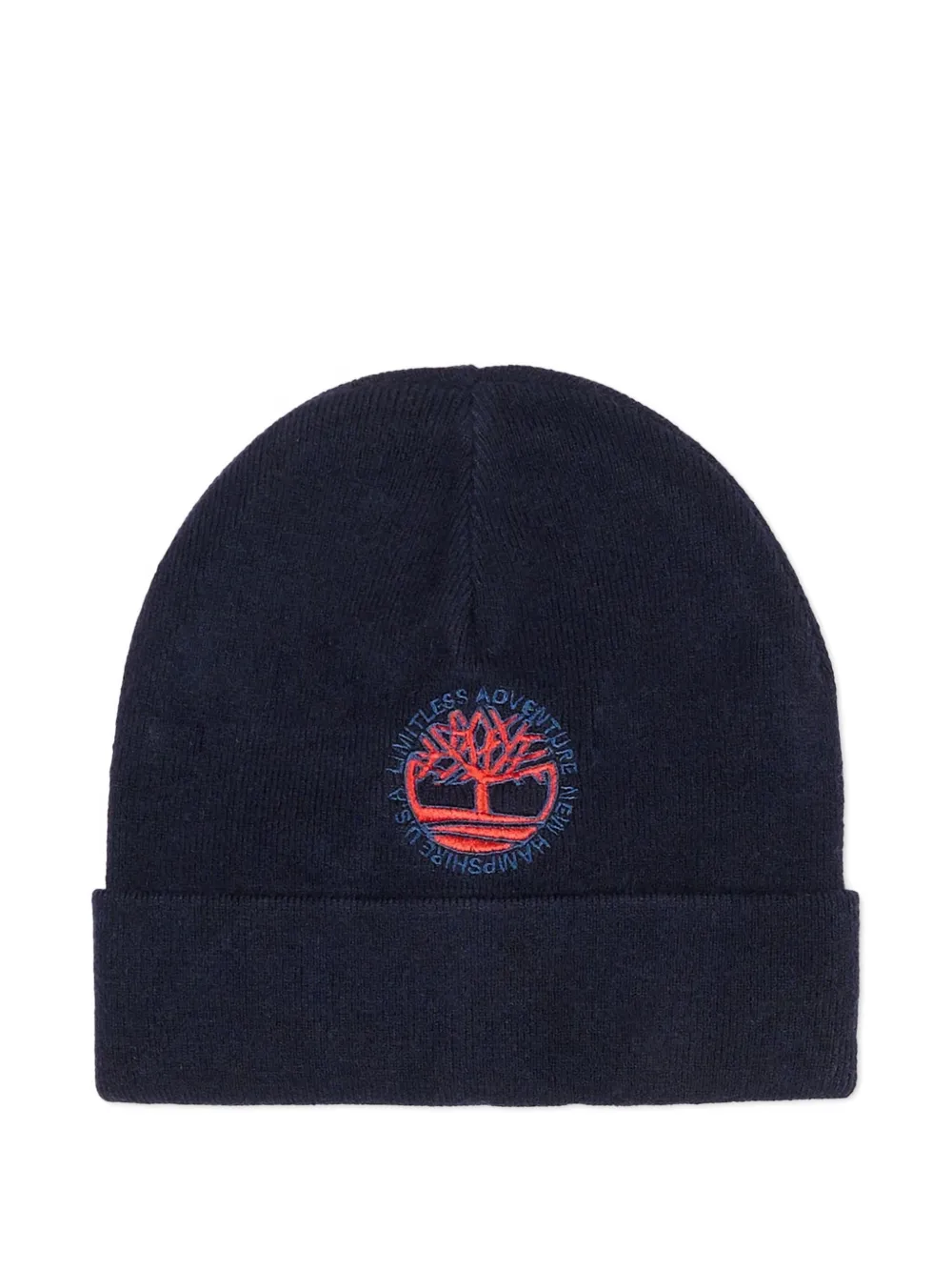 Timberland Embroidered-logo Beanie Hat In Black