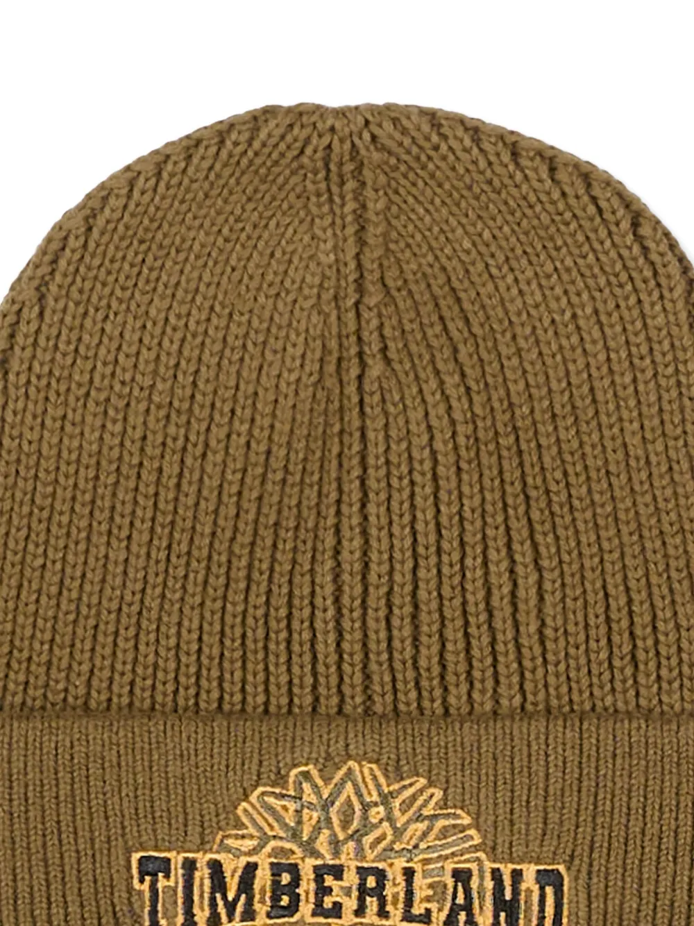 Timberland Embroidered-logo Beanie Hat In Brown