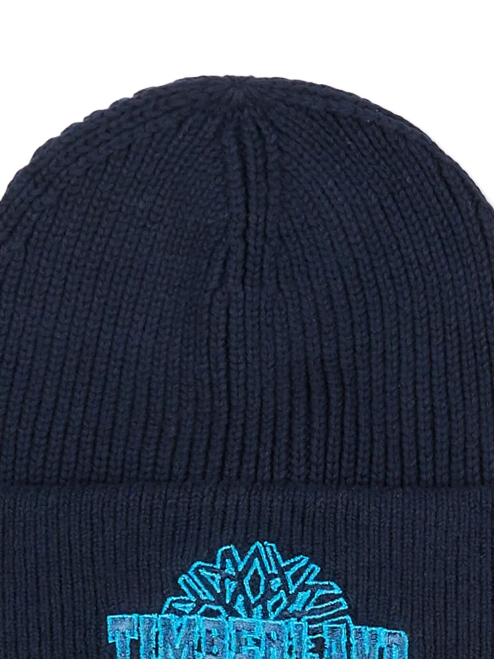 Timberland Embroidered-logo Beanie Hat In Blue