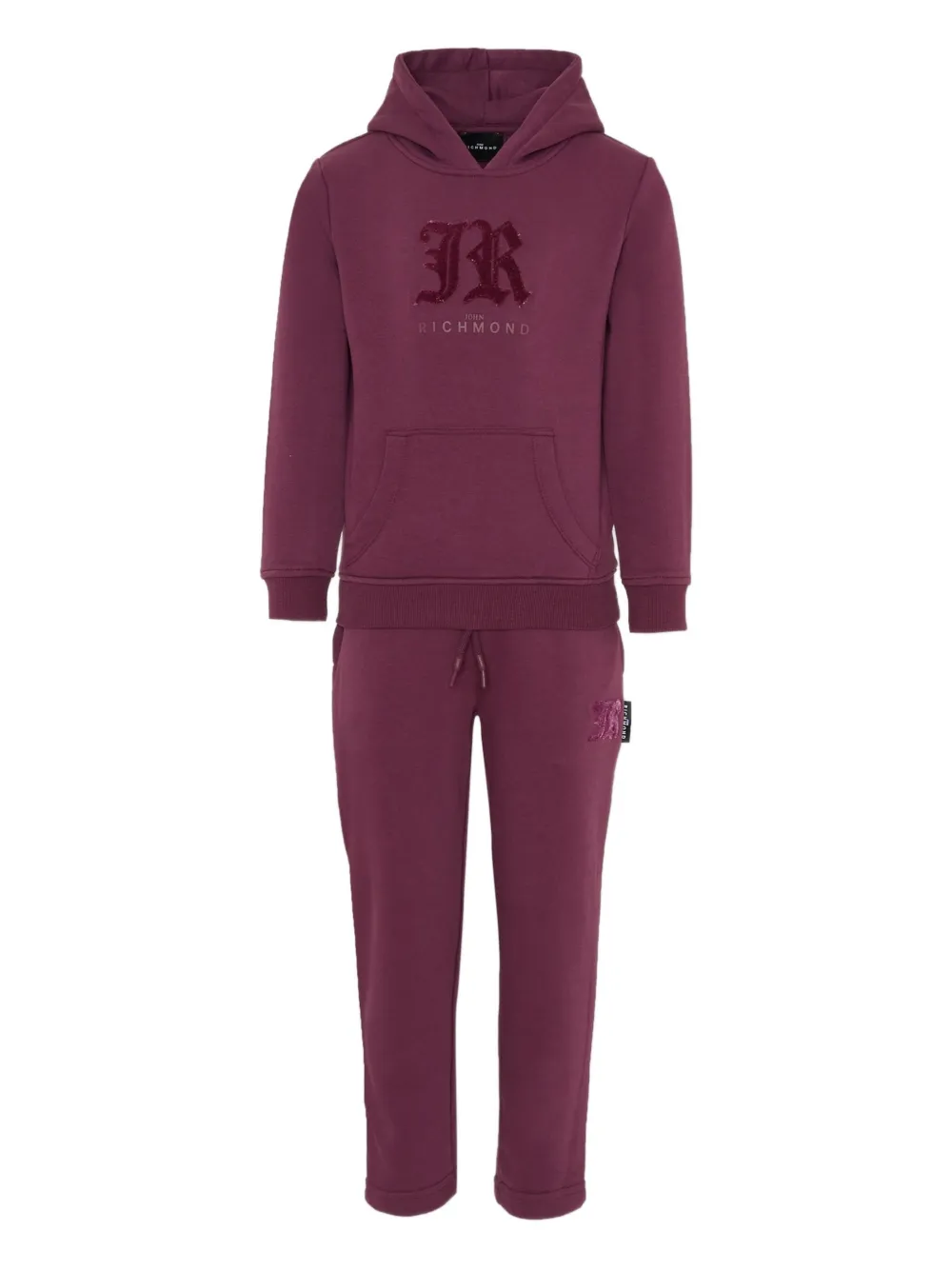 John Richmond Junior hooded tracksuit set - Viola