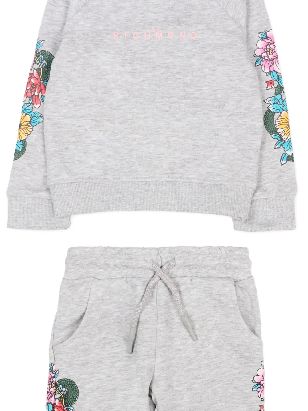 John Richmond Junior Trainingspak met bloemenprint Grijs