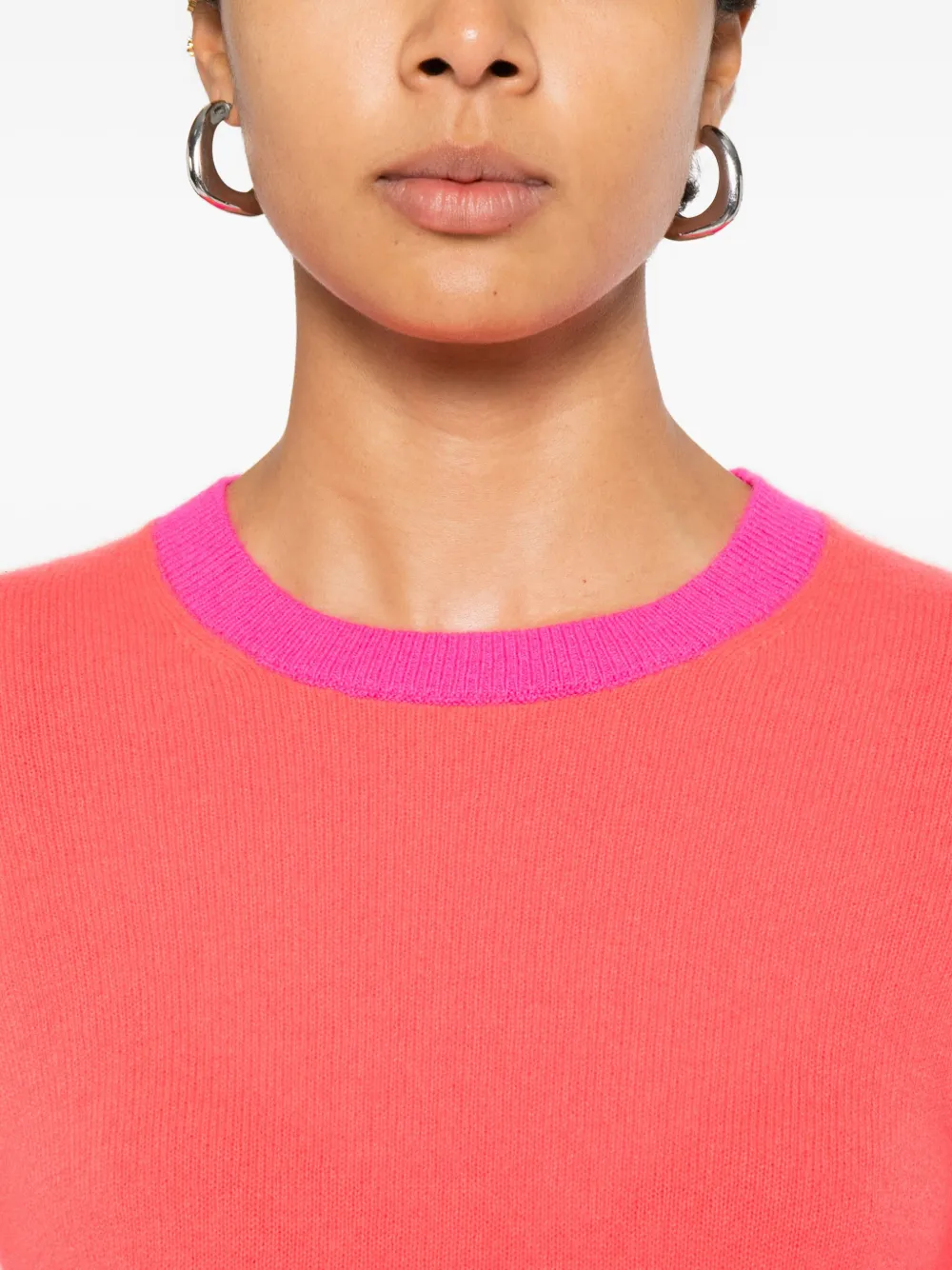 From Future Striped Sweater In Red