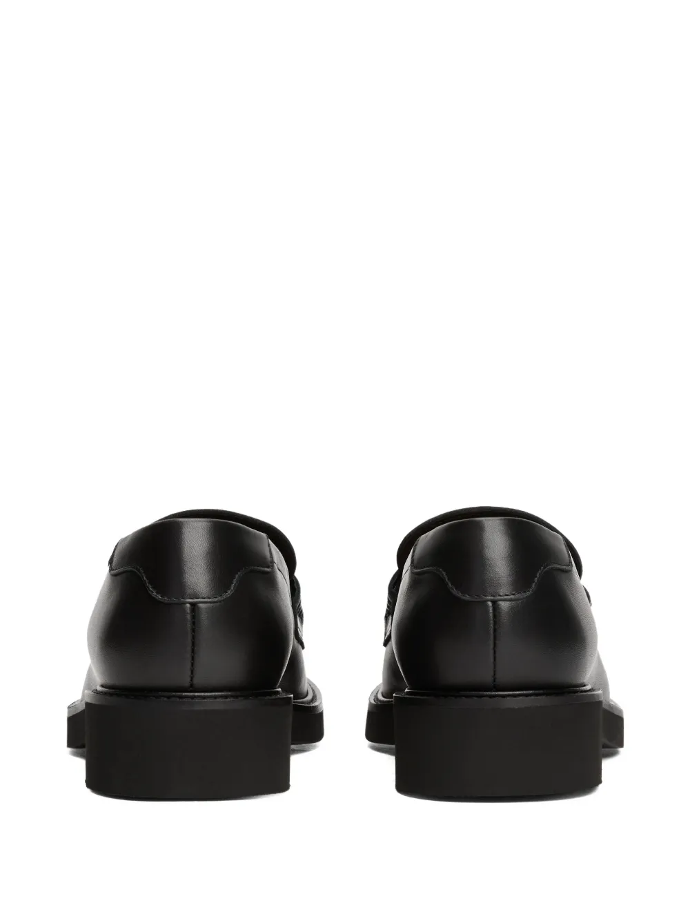 Tommy Hilfiger Loafers met logoplakkaat Zwart