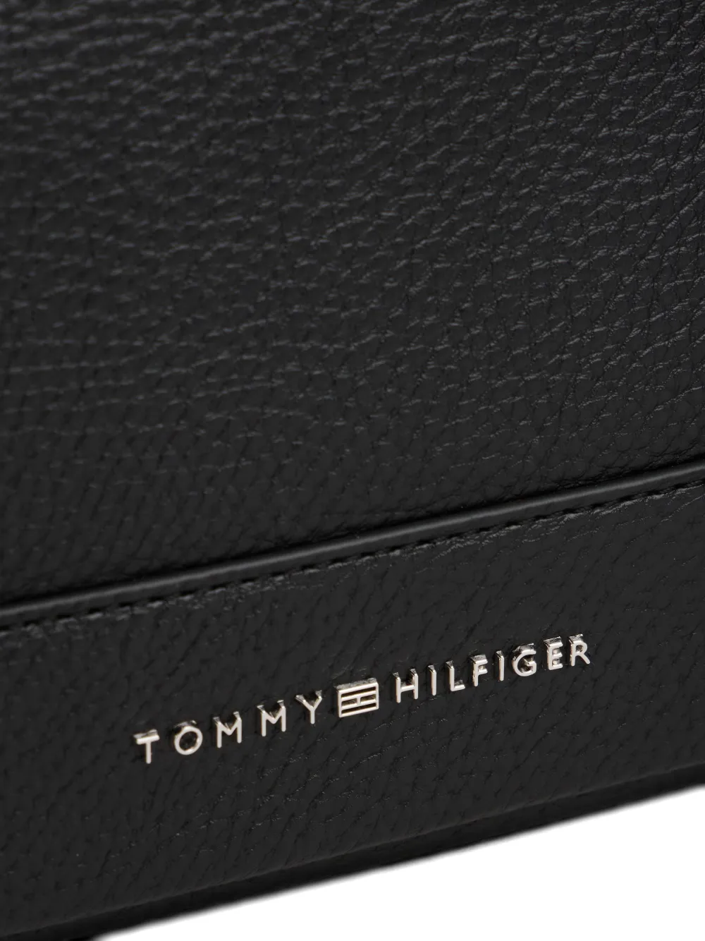Tommy Hilfiger stripe-detail messenger bag - Nero
