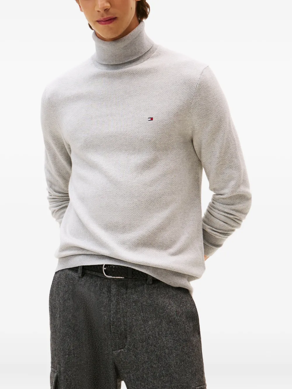 Tommy Hilfiger Coltrui met logo Grijs