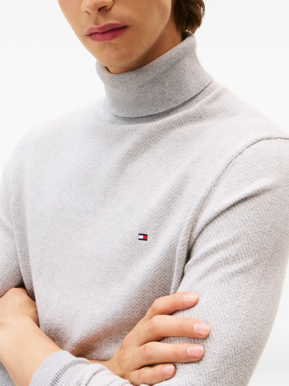 Tommy Hilfiger Coltrui met logo Grijs