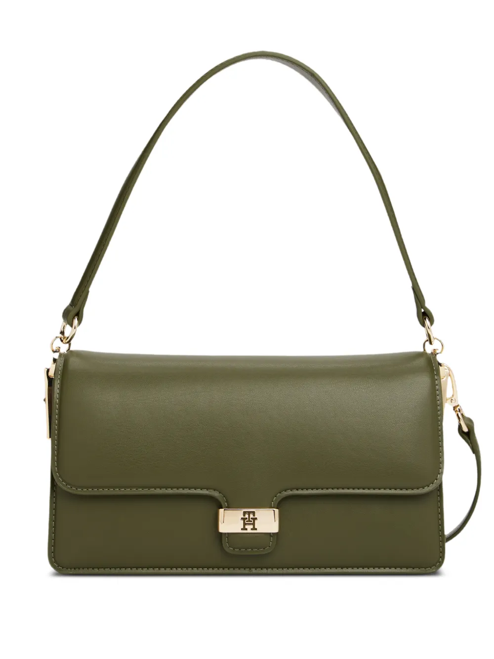 Tommy Hilfiger TH-debossed shoulder bag - Verde