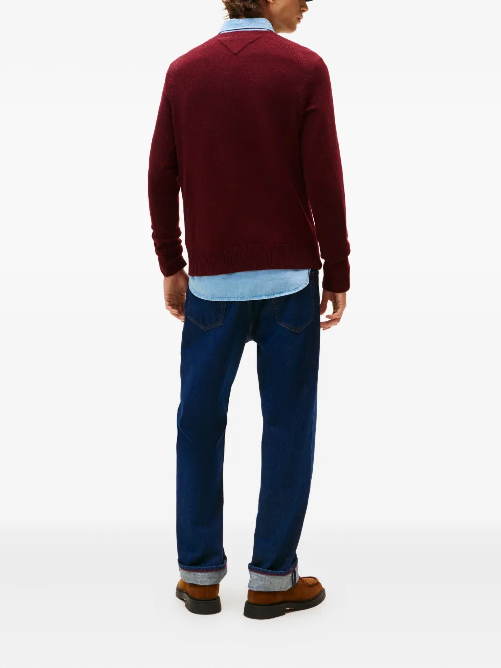 Tommy Hilfiger Sweater met logo Rood