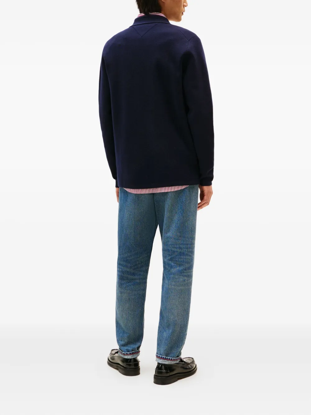 Tommy Hilfiger Smart Casual vest met opgestikte zakken Blauw