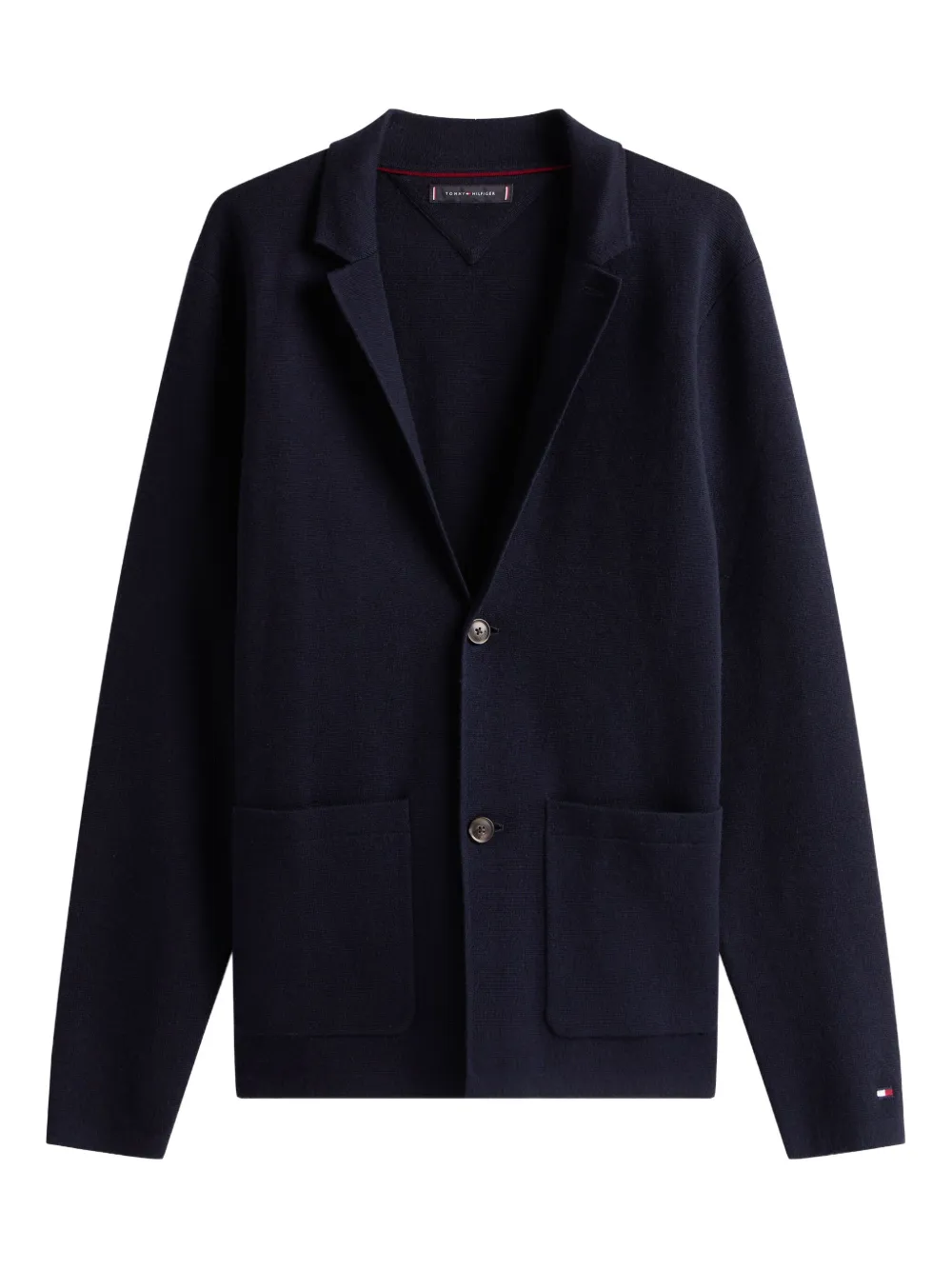 Tommy Hilfiger Smart Casual patch-pockets cardigan | Blue | Image 1