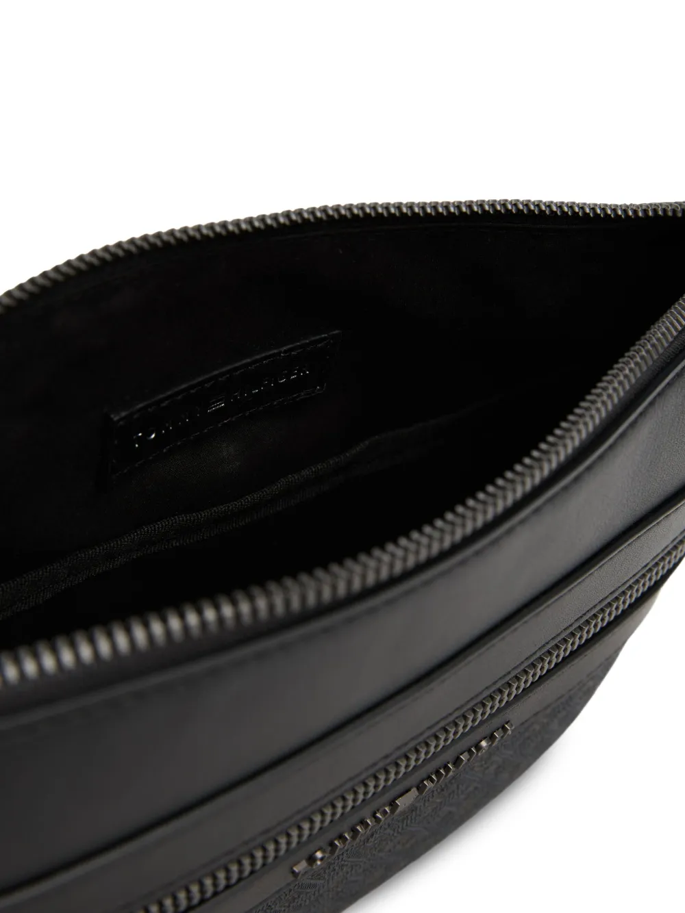 Tommy Hilfiger Schoudertas met monogram-print Zwart