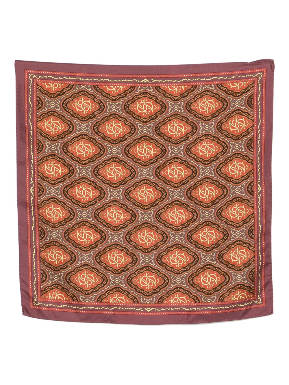 Drôle De Monsieur Le Foulard Médallion Patterned Scarf In Multi