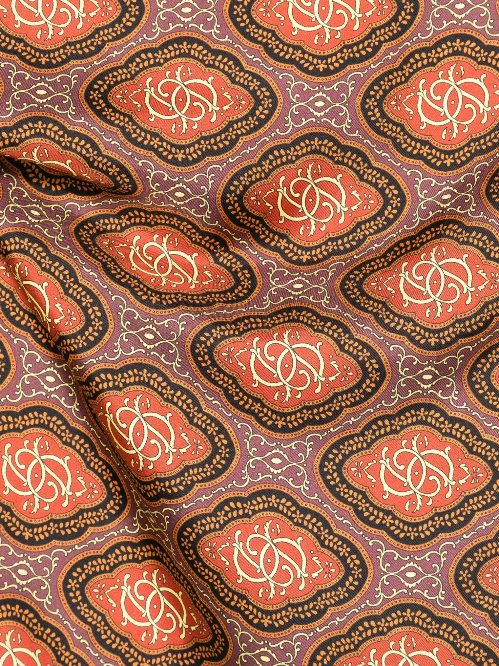 Drôle De Monsieur Le Foulard Médallion Patterned Scarf In Multi