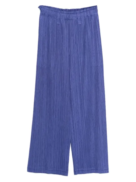 Issey Miyake belt-loops trousers