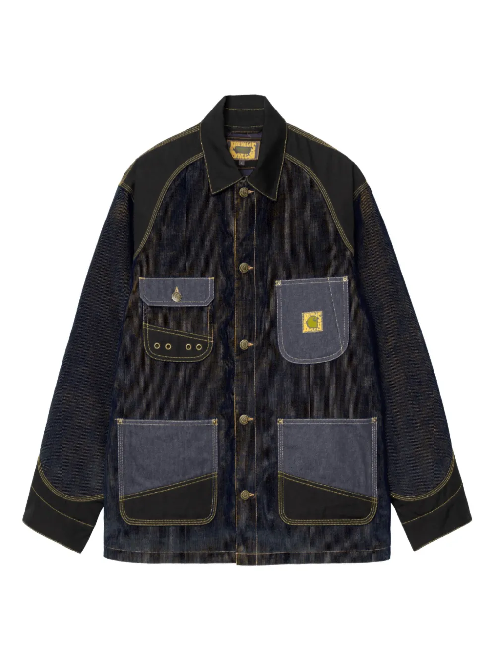 Carhartt WIP x Nicholas Daley Patchwork Pocket Jacket | Blue | Image 1