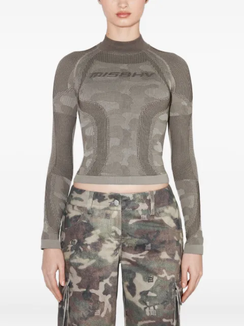 MISBHV camo jacquard long-sleeve top