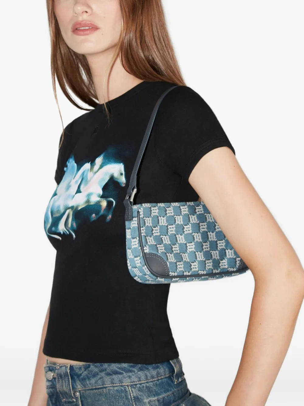 MISBHV T-shirt met grafische print Zwart