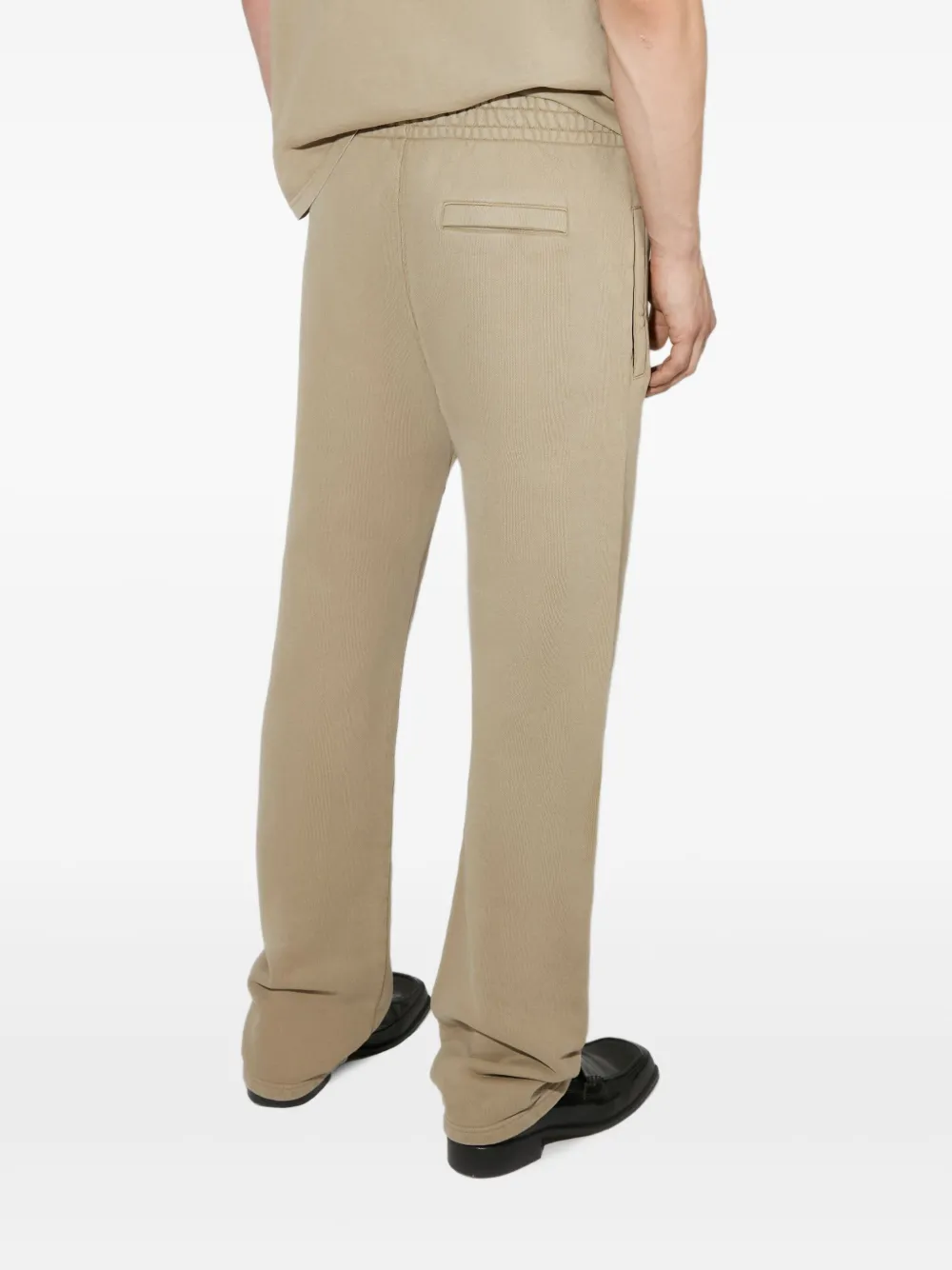 MISBHV Elastische joggingbroek met grafische print Beige