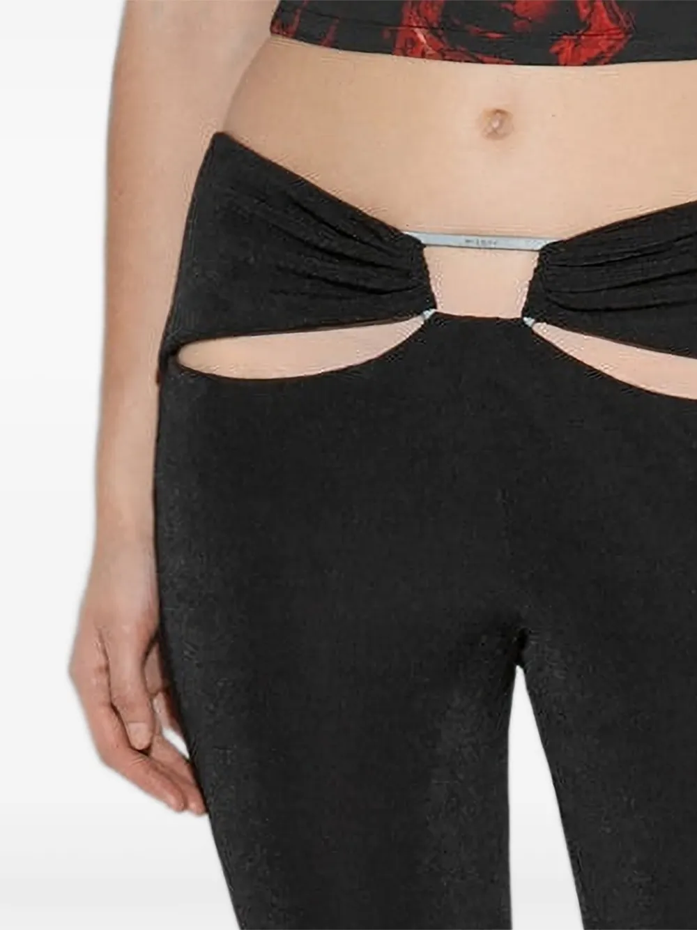 MISBHV Broek met uitgesneden detail Zwart