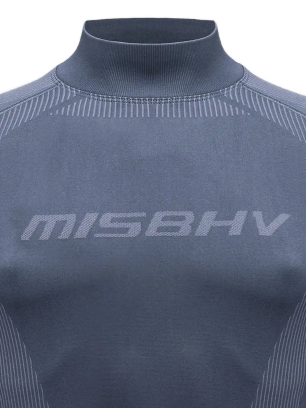 MISBHV Gestreepte jersey met jacquard - Grijs