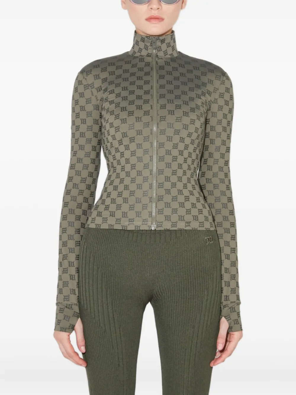 MISBHV Trui met monogram Groen