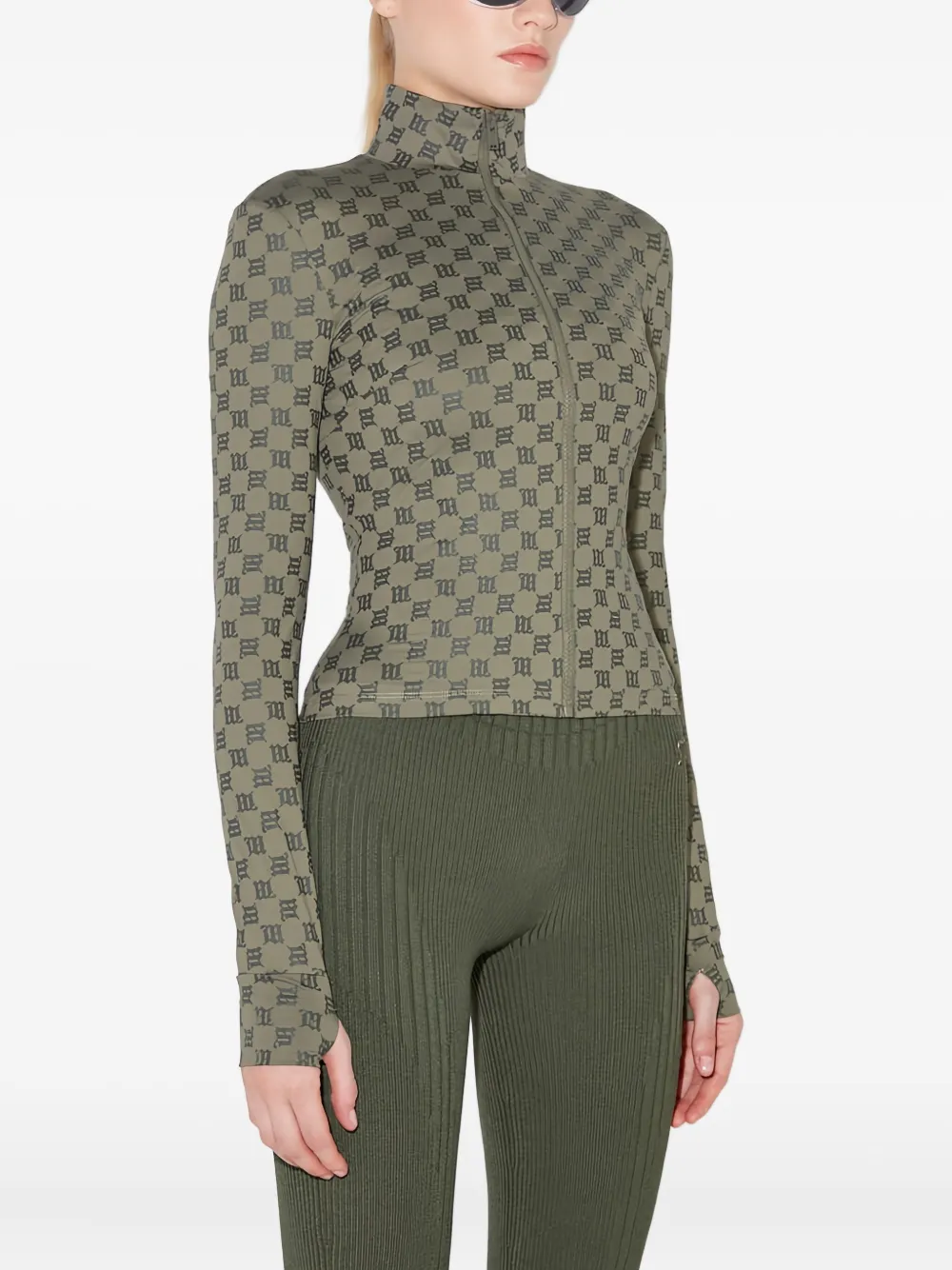 MISBHV Trui met monogram Groen