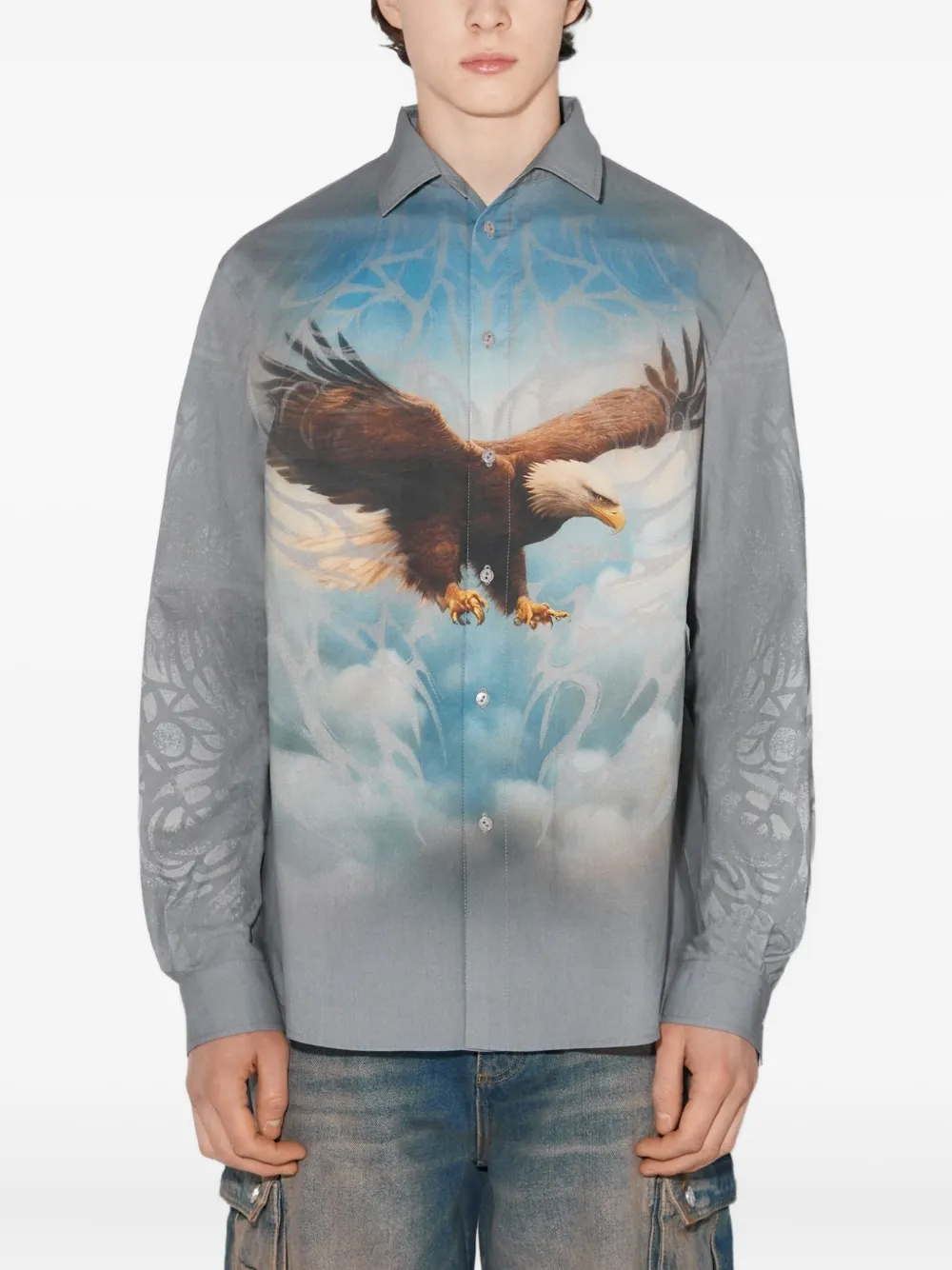 Misbhv Monument Valley Graphic Shirt In Multi