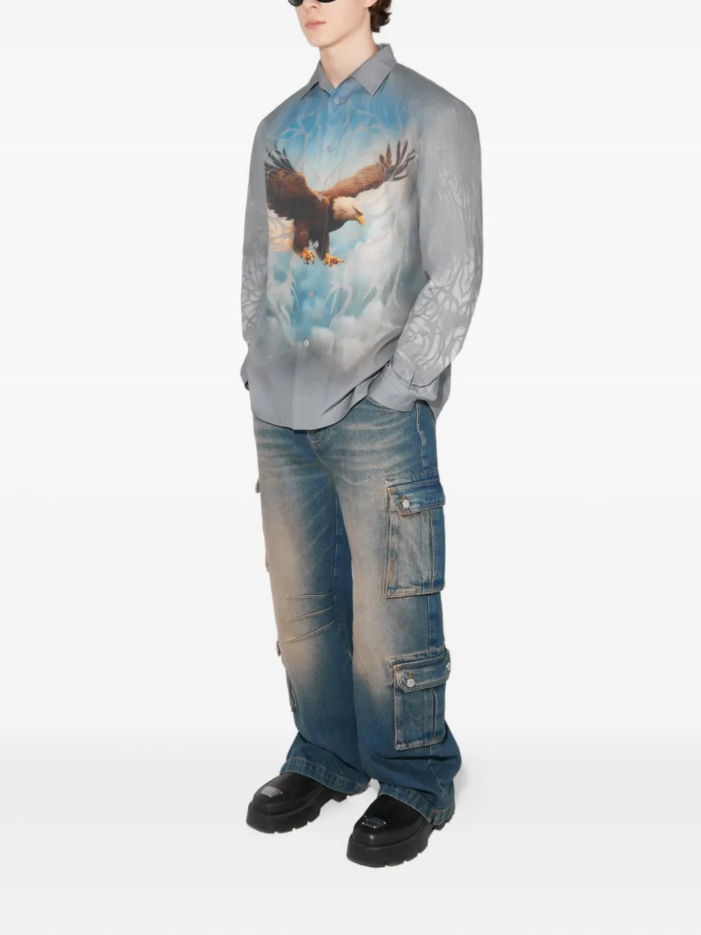 Misbhv Monument Valley Graphic Shirt In Multi