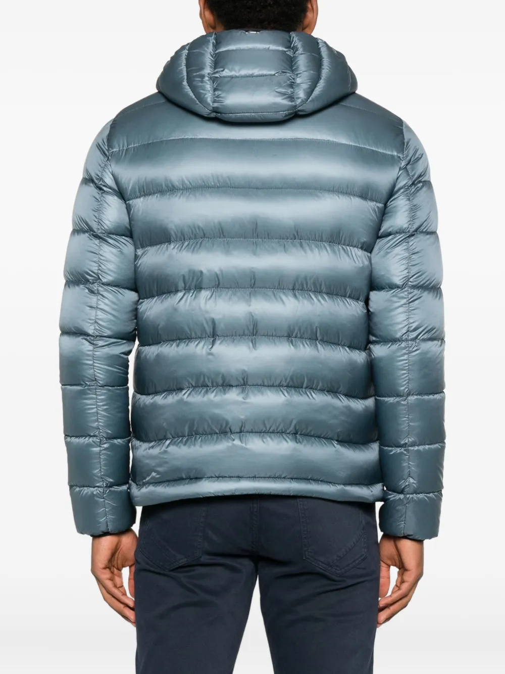 Herno Gewatteerd jack met rits Blauw