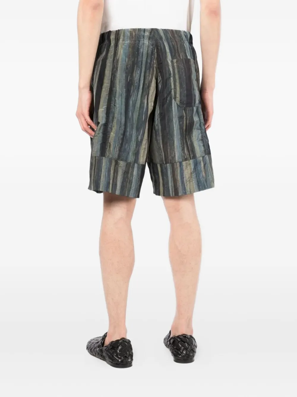 Paul Smith Gestreepte shorts Blauw