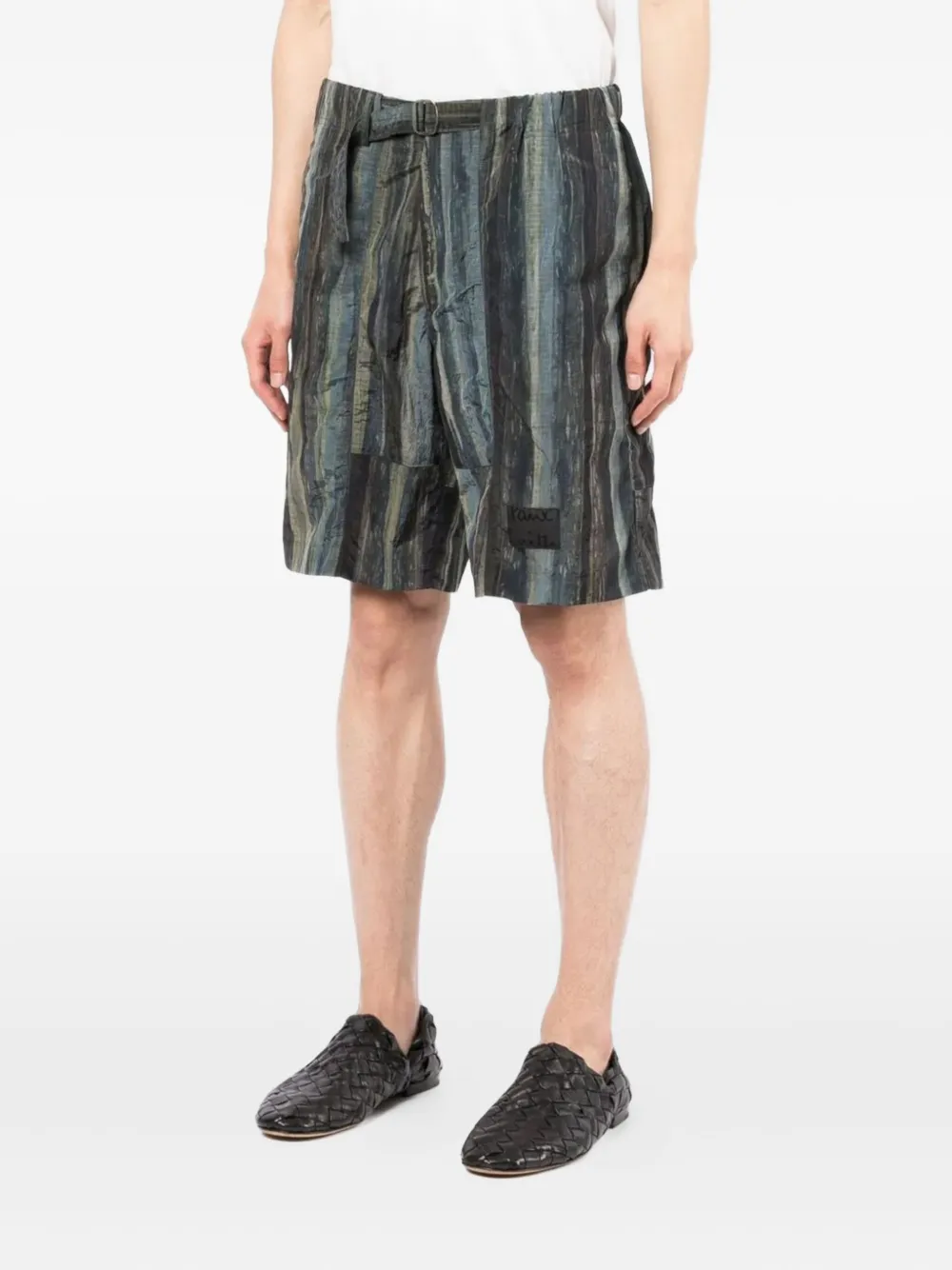 Paul Smith Gestreepte shorts Blauw