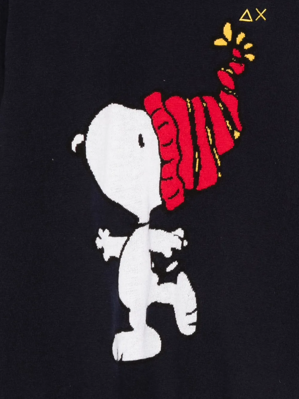 SUN68 KIDS x Peanuts trui met ronde hals Blauw