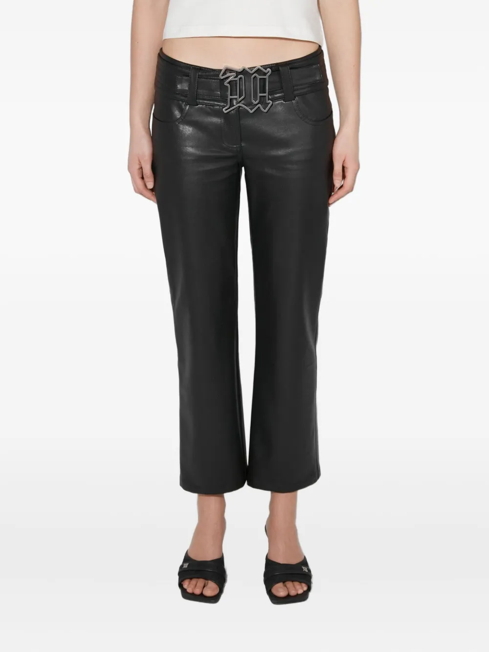 MISBHV pantalones con hebilla del logo | negro | Image 1