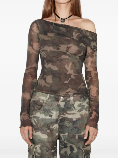 MISBHV camisa manga larga con diseño asimétrico