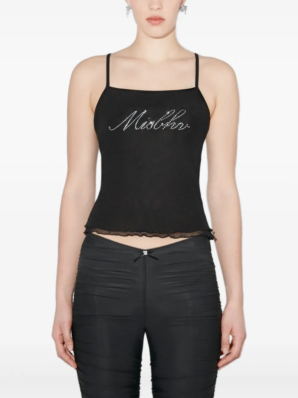 MISBHV Top con decorazione - Nero